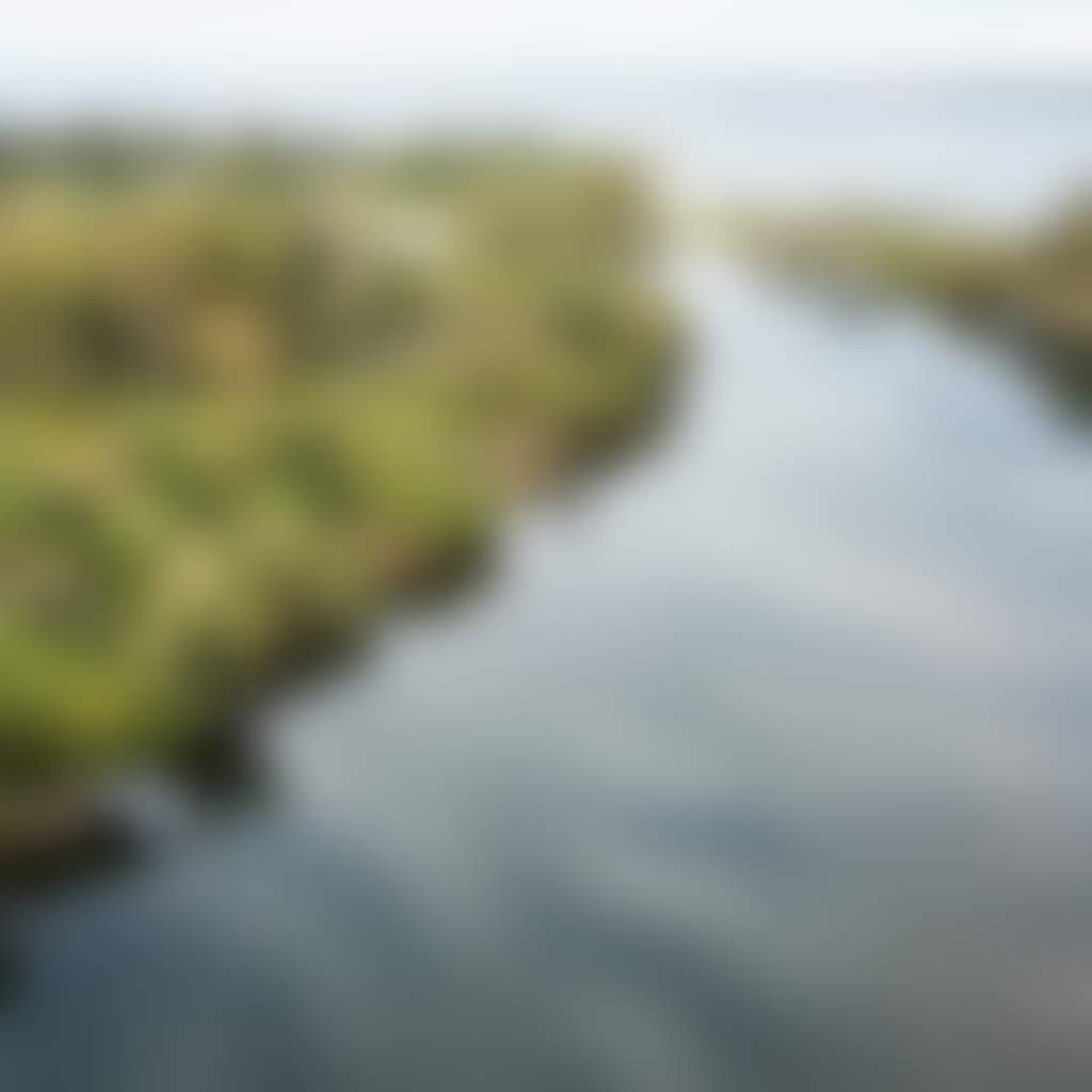 Mitchell River Silt Jetties Eagle Point view of water and bushland with boat