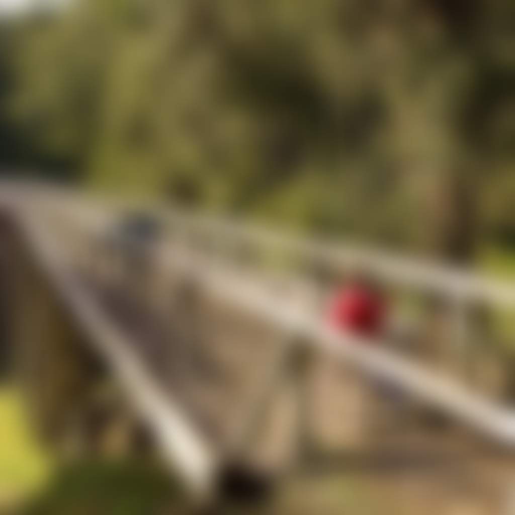 Children with bikes crossing the Noojee Trestle Bridge Noojee