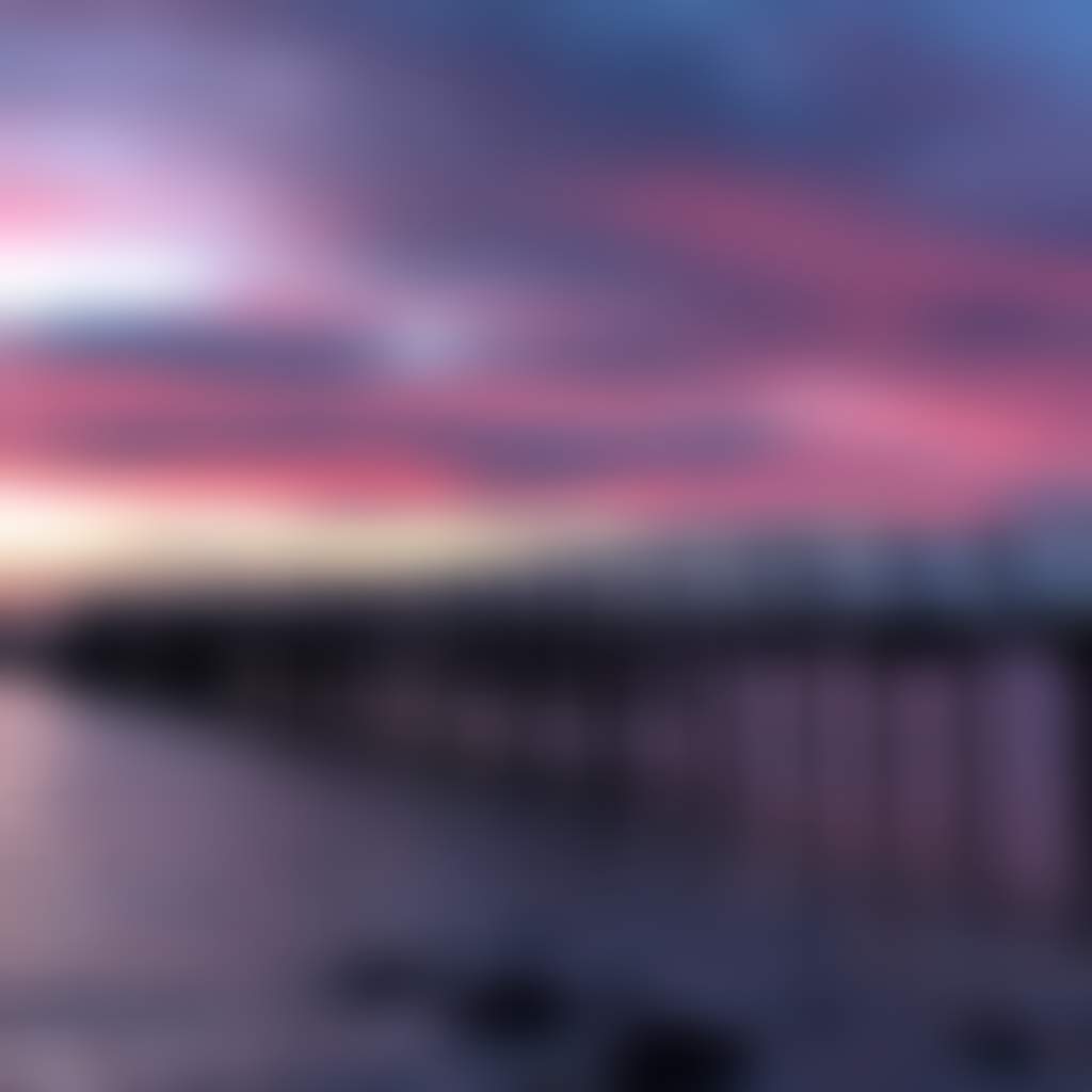 Jetty at sunset in Grantville
