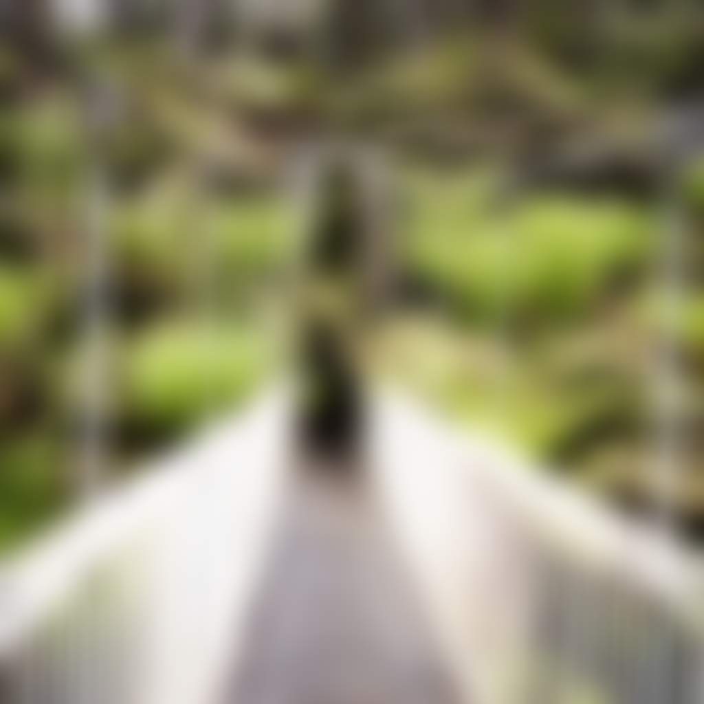 Tarra Bulga National Park Corrigan Swing Bridge looking back to gully
