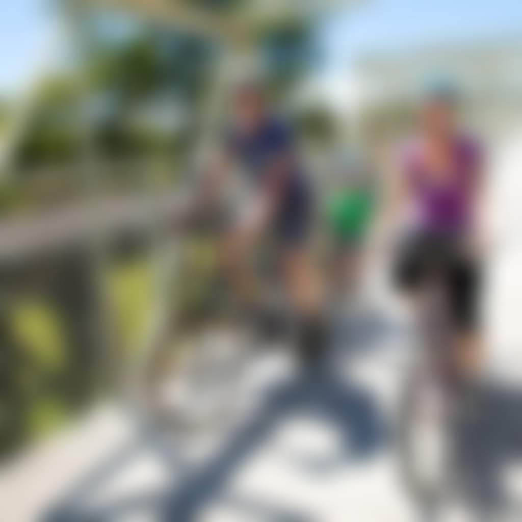 Great Southern Rail Trail Family Cycling along bridge near Meeniyan