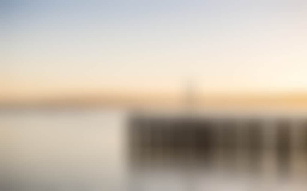 Pier at sunset in Newhaven