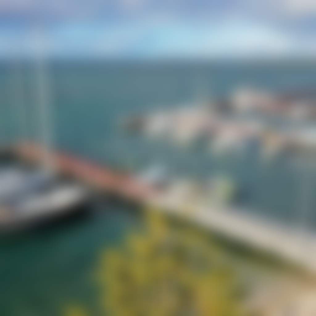 Boats moored to the jetties at Port Albert