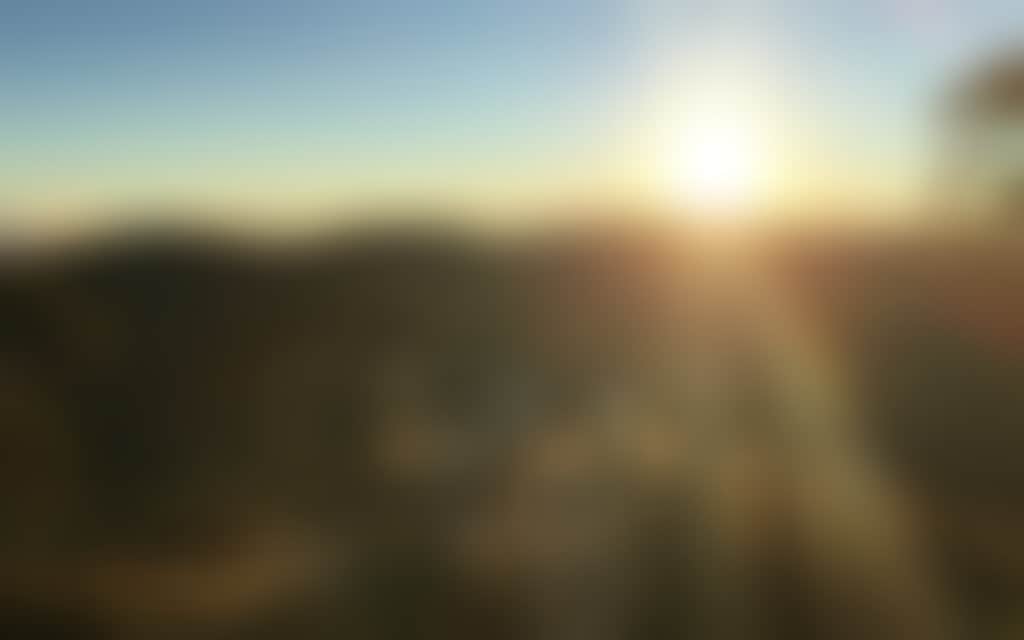 Woman and husky at sunrise viewing deck Mt Baw Baw