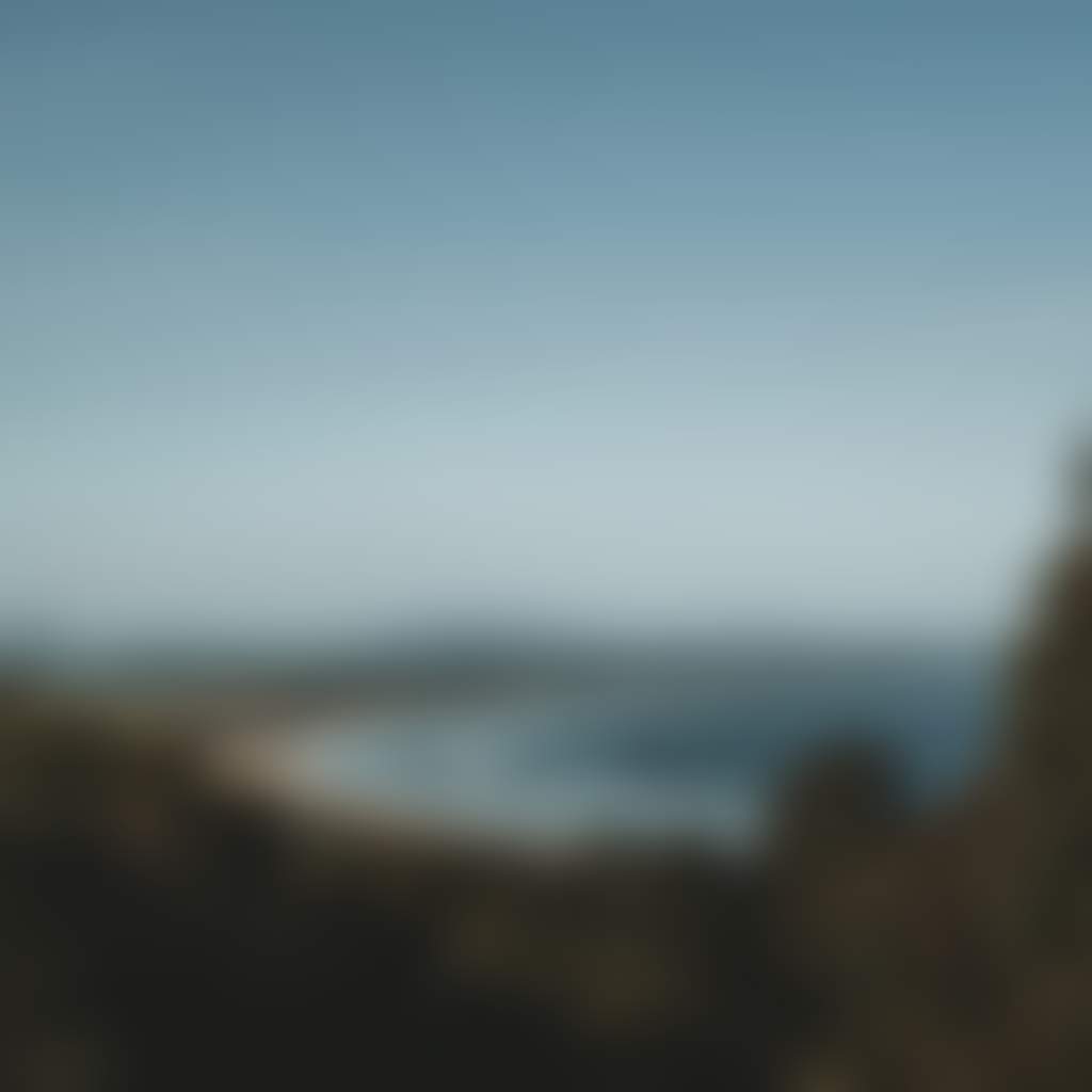 Waratah Bay view from the hill over the sea