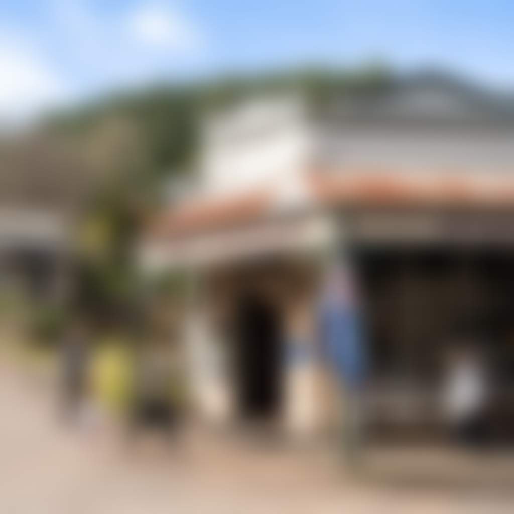 Walhalla Street The Corner Stores Walhalla family walking past shops