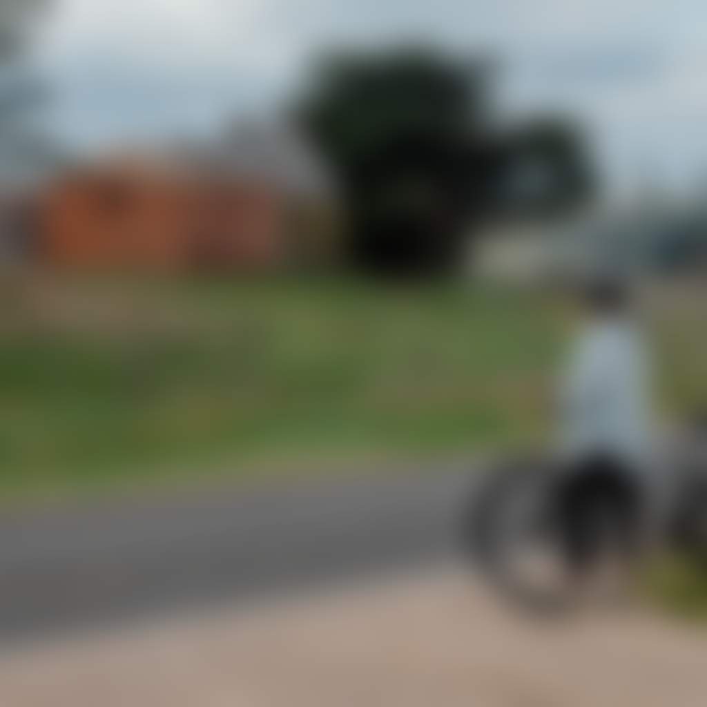 Mossiface Hops Kilns Bruthen cyclist stops to admire building