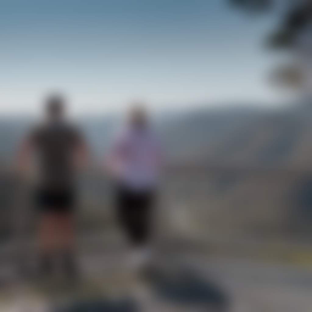Couple at lookout at Tulloch Ard Gorge near Buchan