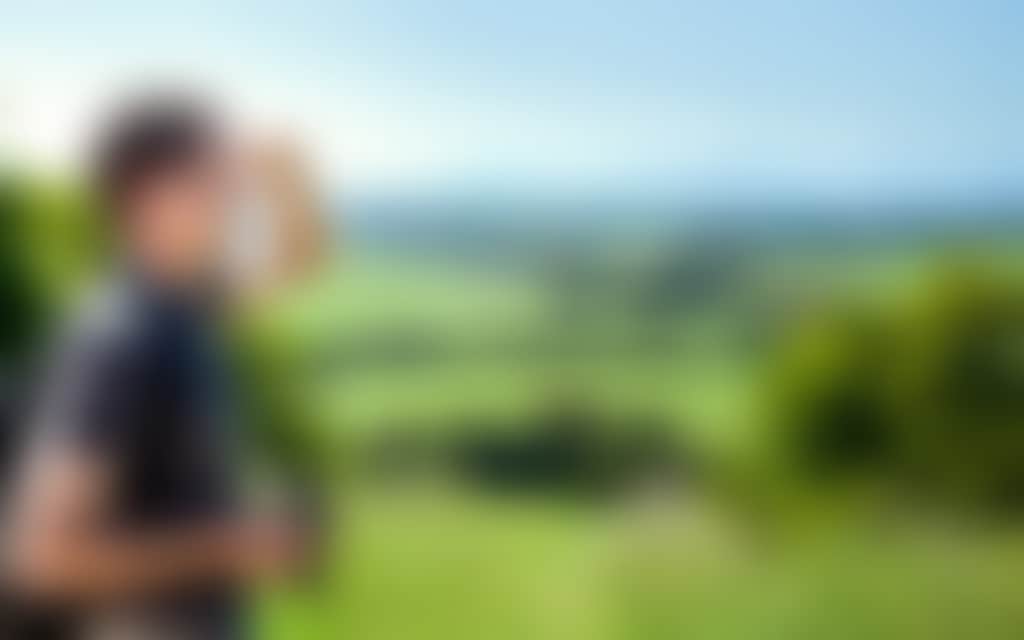 Great Southern Rail Trail walker with Camera