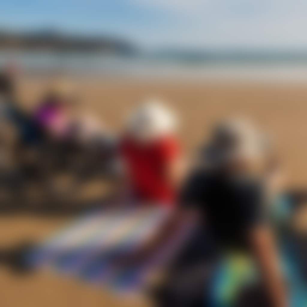 Wilsons Prom family at the beach with beach wheelchair