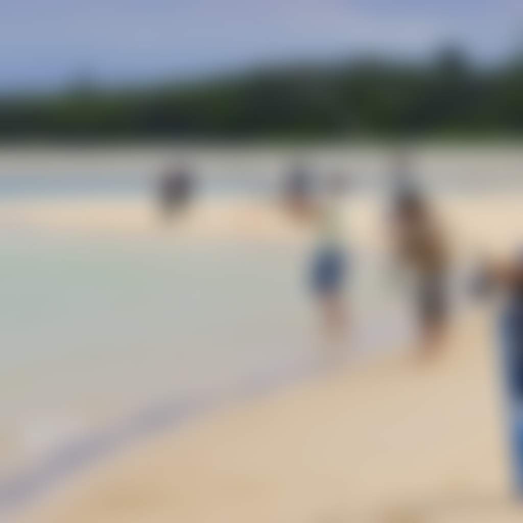 Inverloch Foreshore people fishing in the sun on the beach