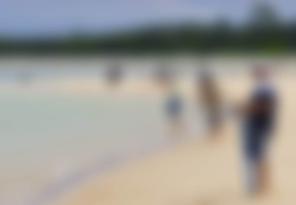 Inverloch Foreshore people fishing in the sun on the beach