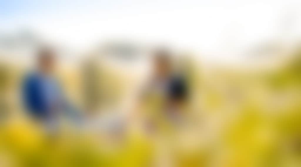 Couple drinking in vines at Phillip Island Winery