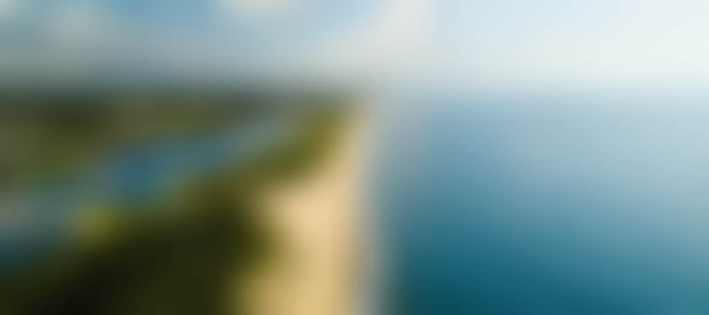 Aerial view of Main Beach Lakes Entrance East Gippsland