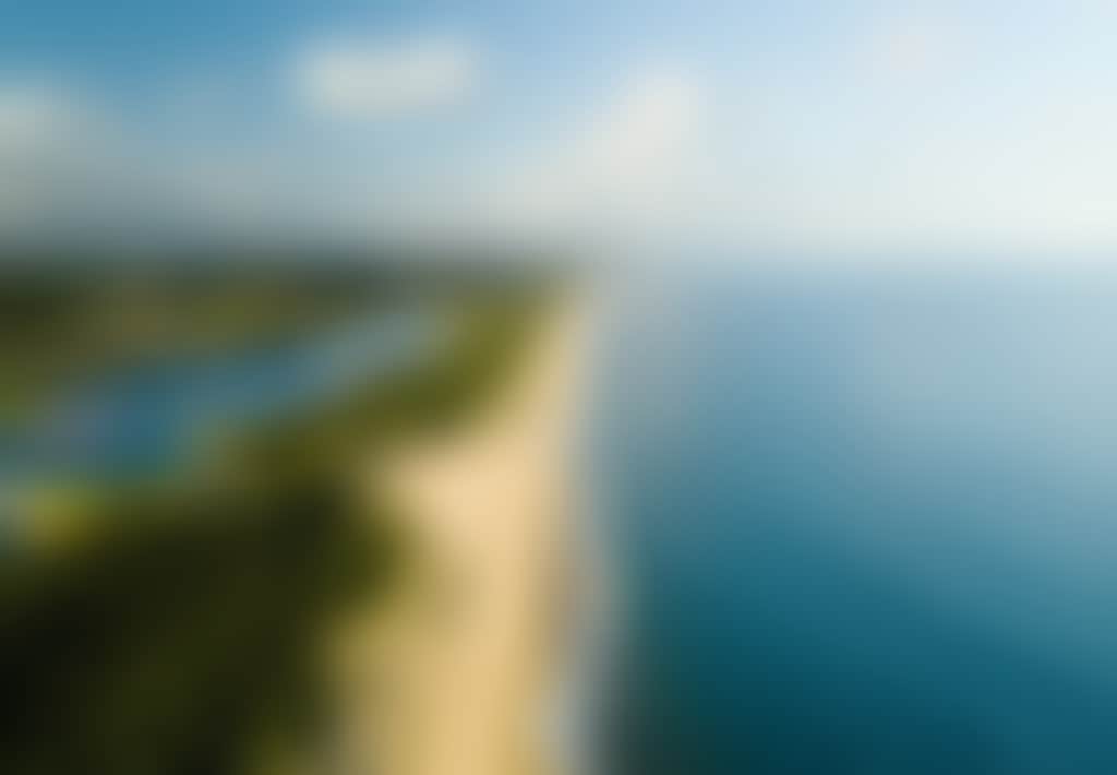 Aerial view of Main Beach Lakes Entrance East Gippsland