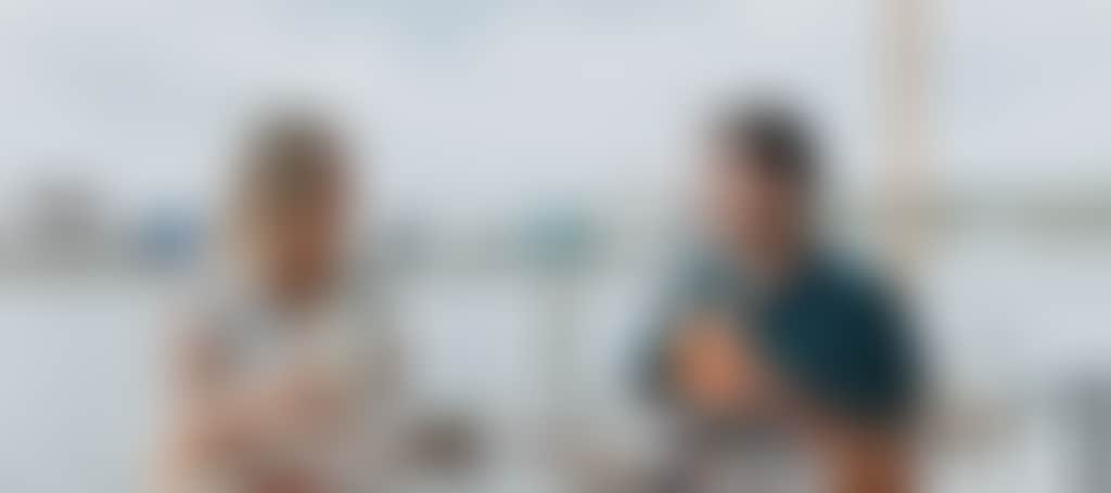 Sodafish couple dining at waterfront seafood restaurant in Lakes Entrance