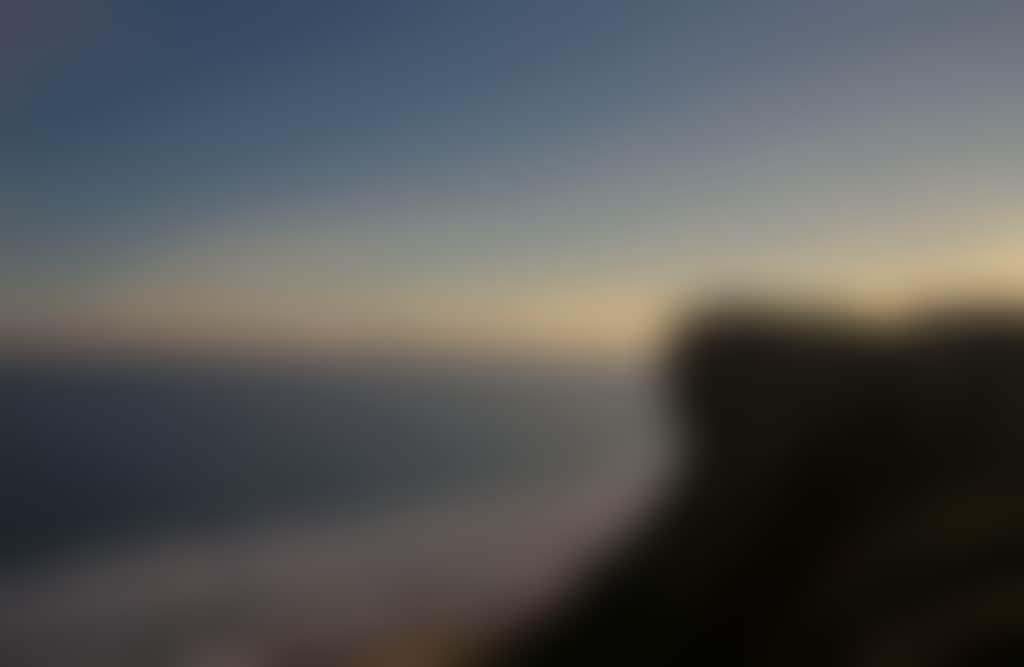 George Bass Coastal Walk Person on a Cliff from a distance near Kilcunda