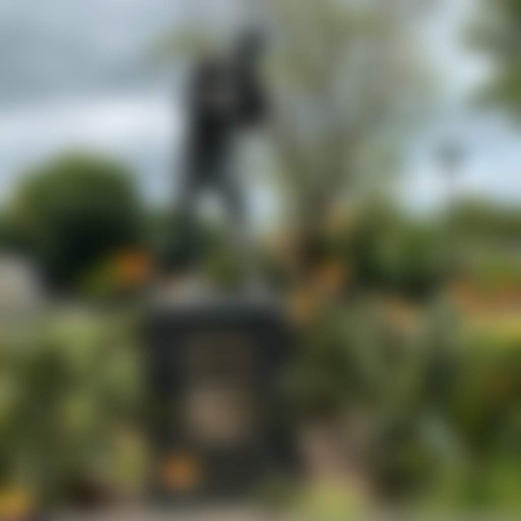Lionel Rose Statue Warragul public art monument of boxer