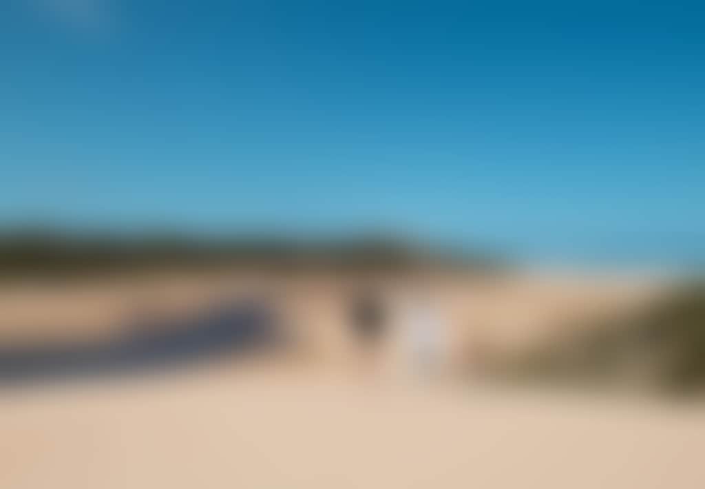 Powlett River family on dune with river and ocean