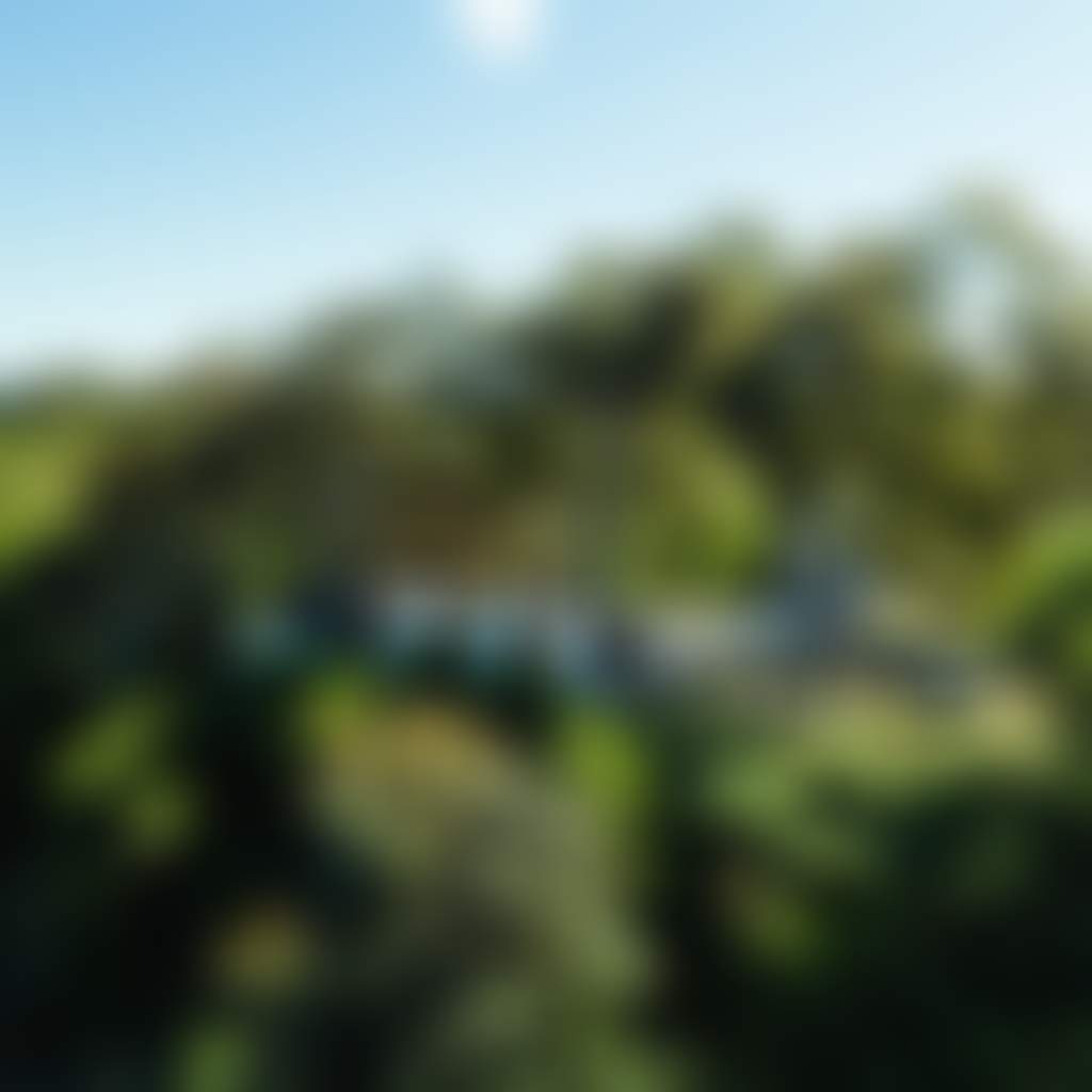 Metung Hot Springs drone aerial of hilltop escarpment