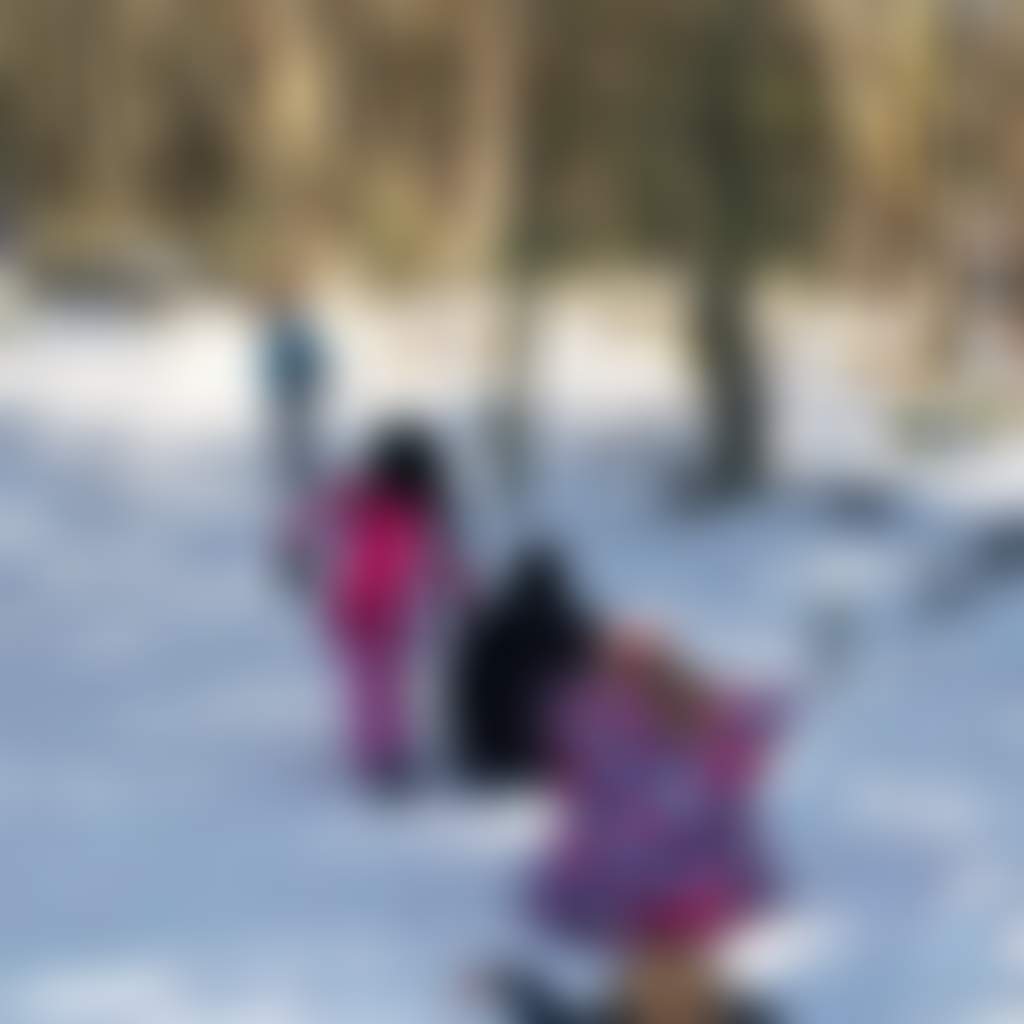 Mt St Gwinear children snow play