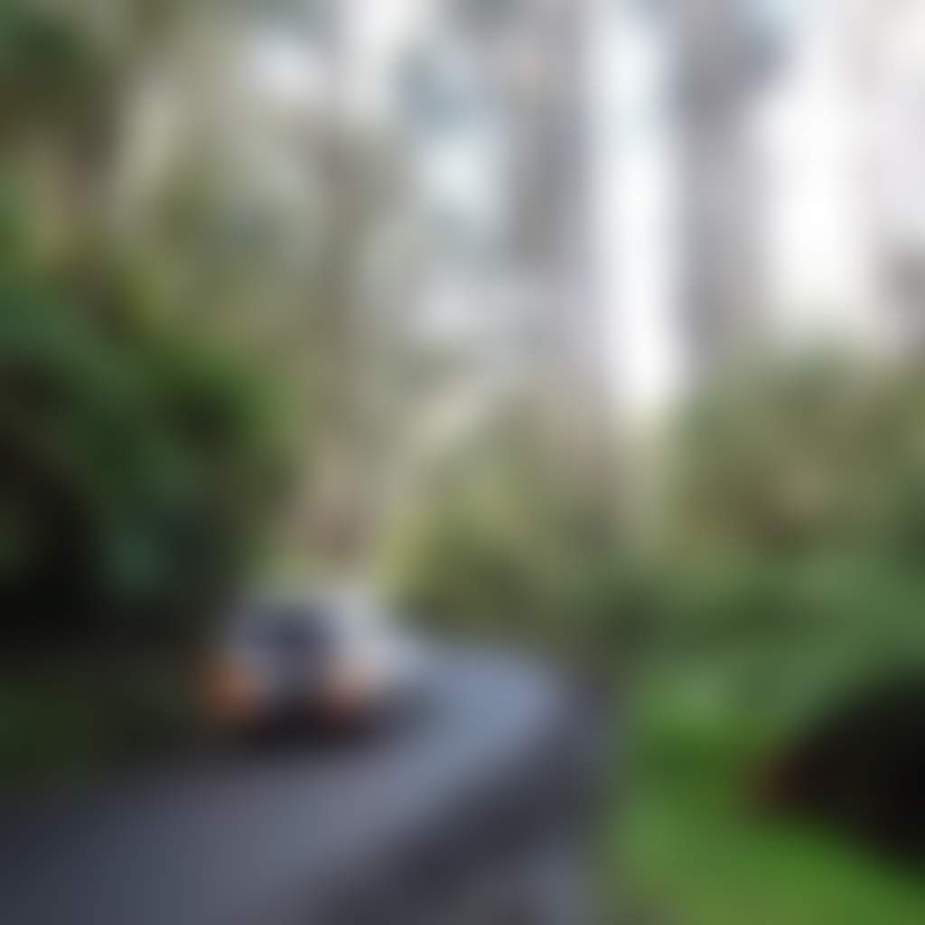 Car on Tarra Valley Road heading uphill