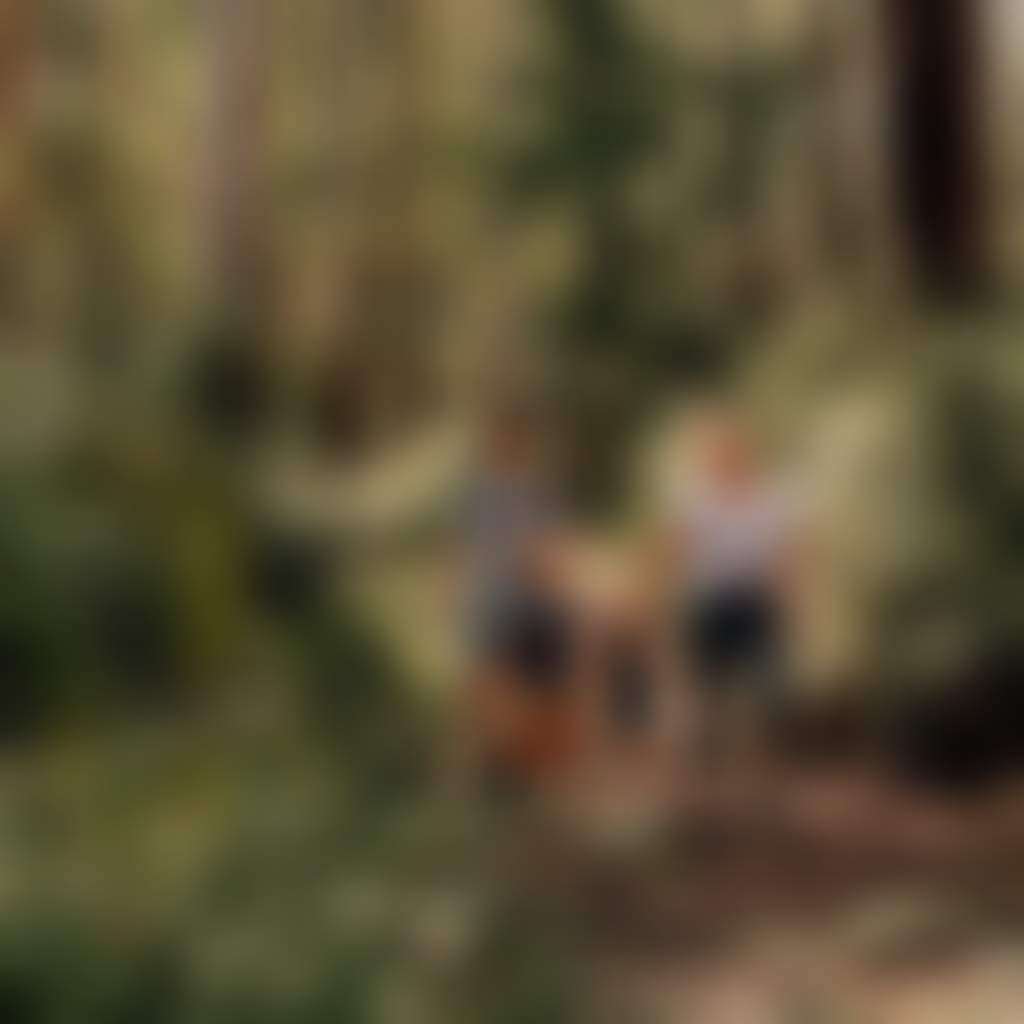 Morwell River Falls family on walk surrounded by bush crop