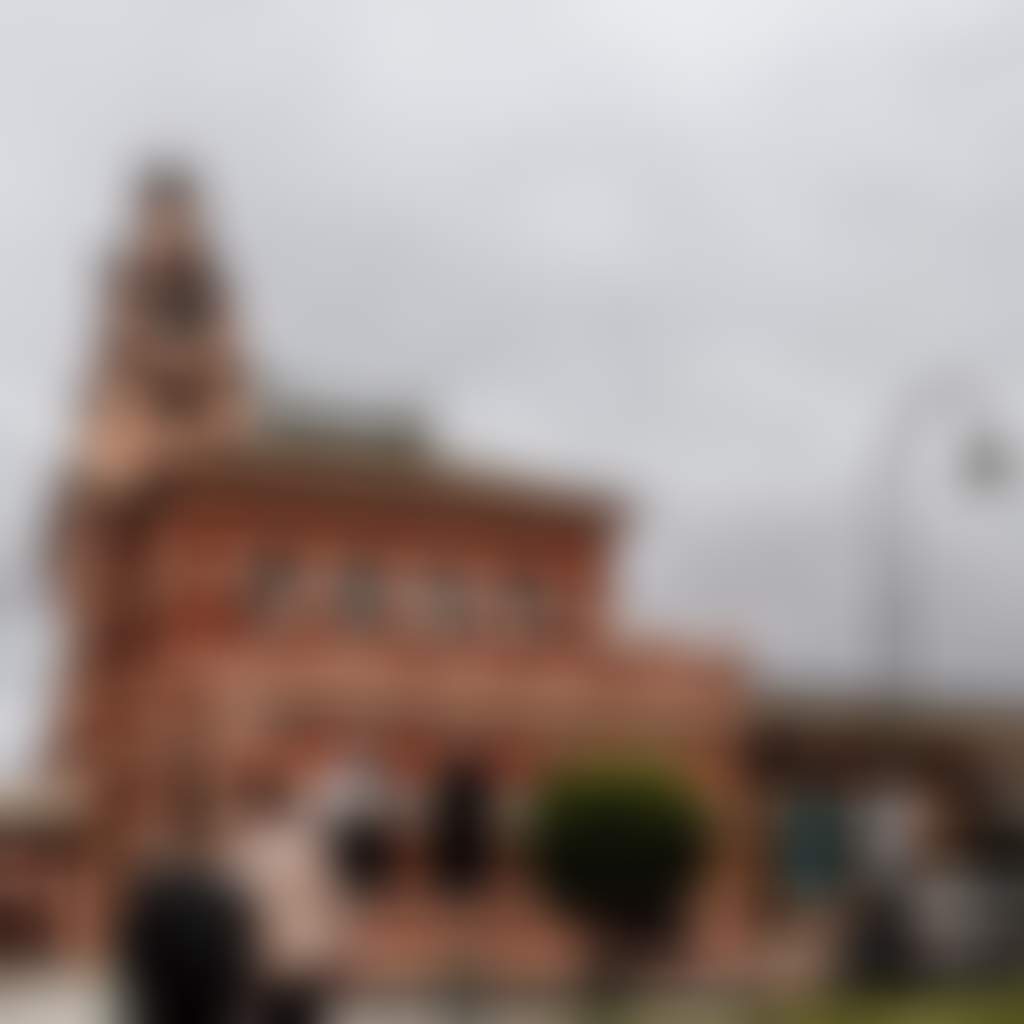Traralgon Post Office couple walking past heritage building