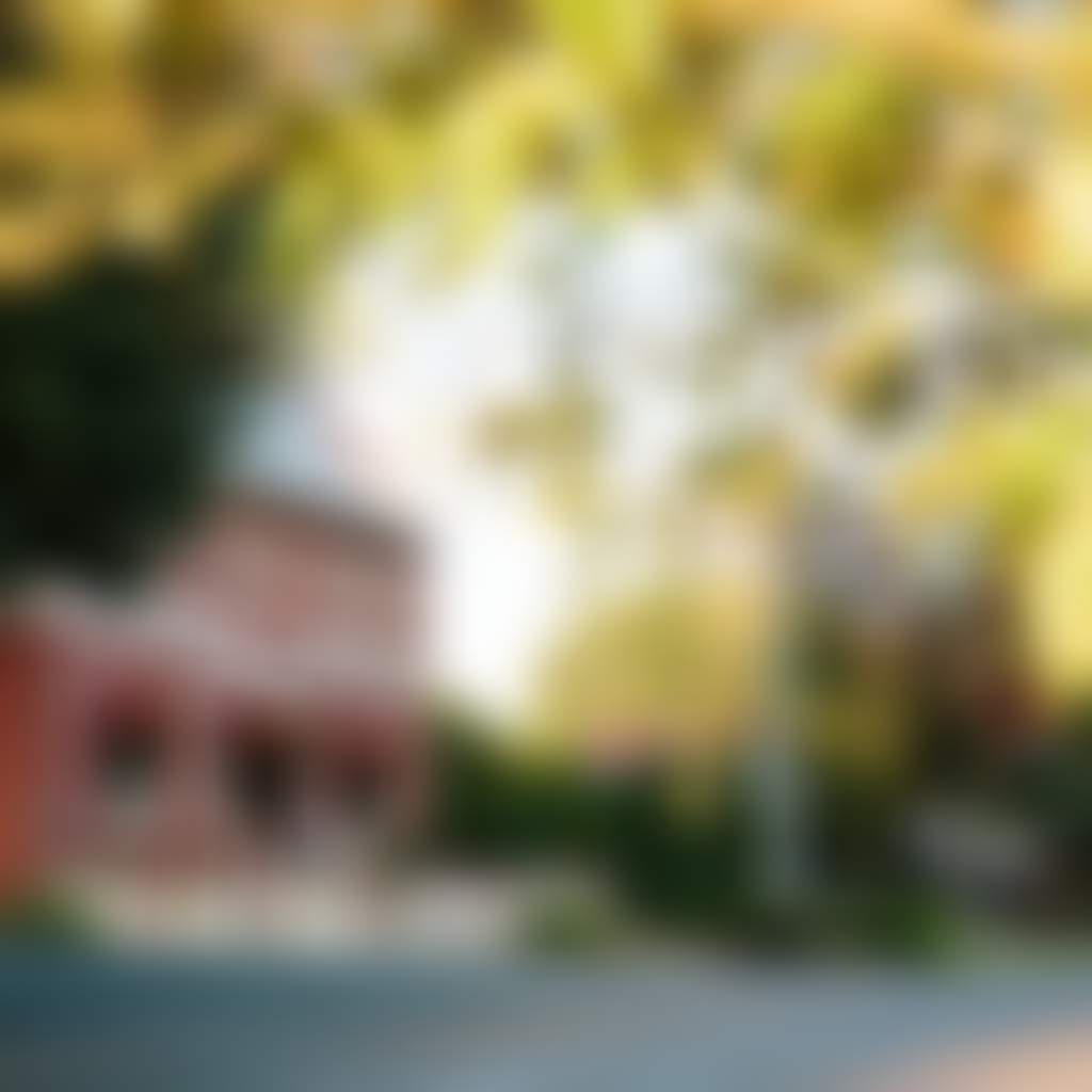 Loch Brewery and Distillery view of exterior with leaves in foreground