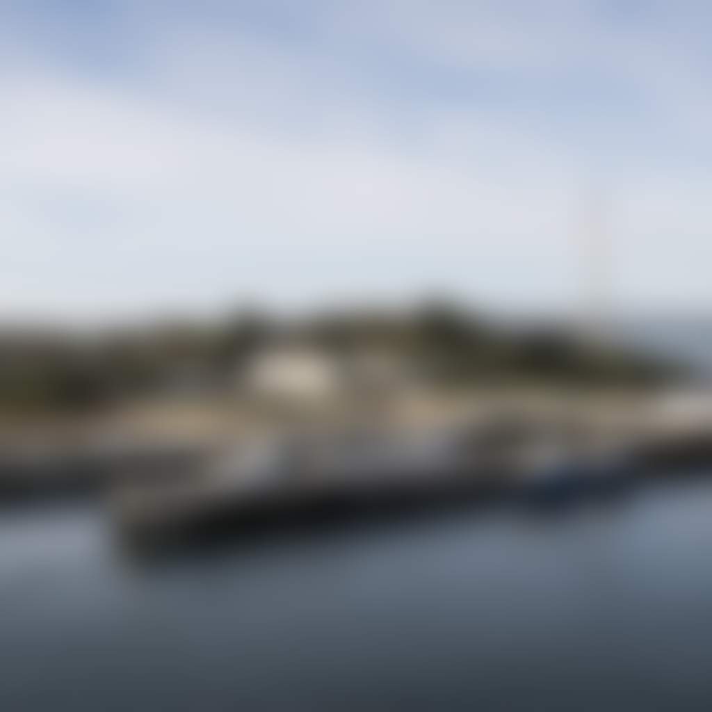 View of jetties in San Remo