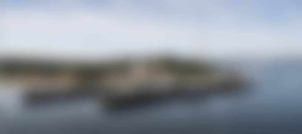 View of jetties in San Remo