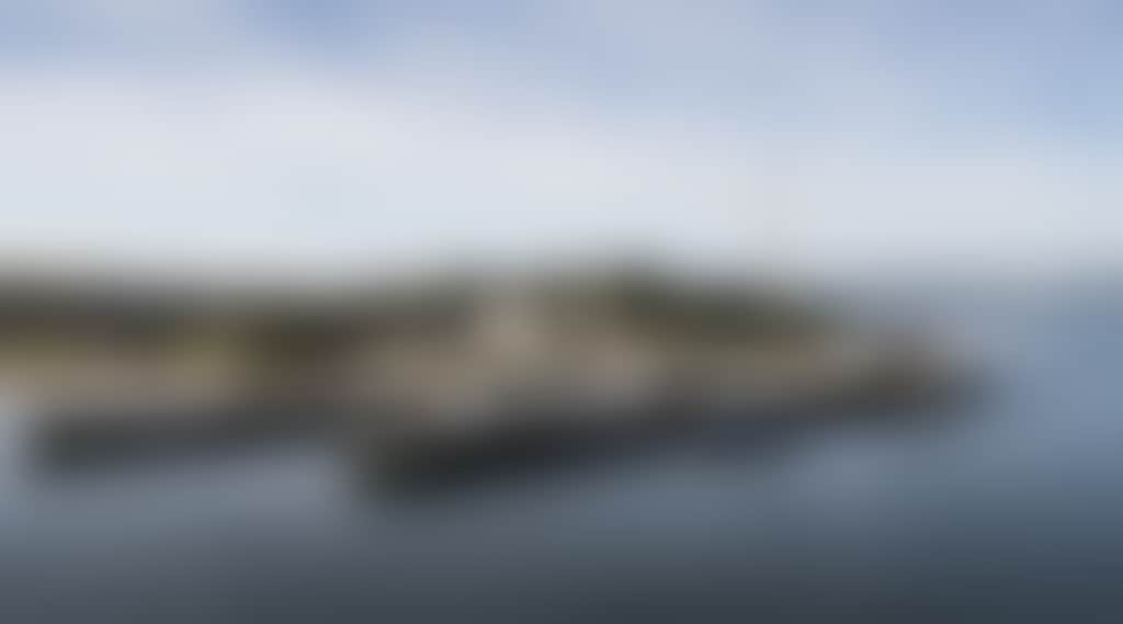View of jetties in San Remo