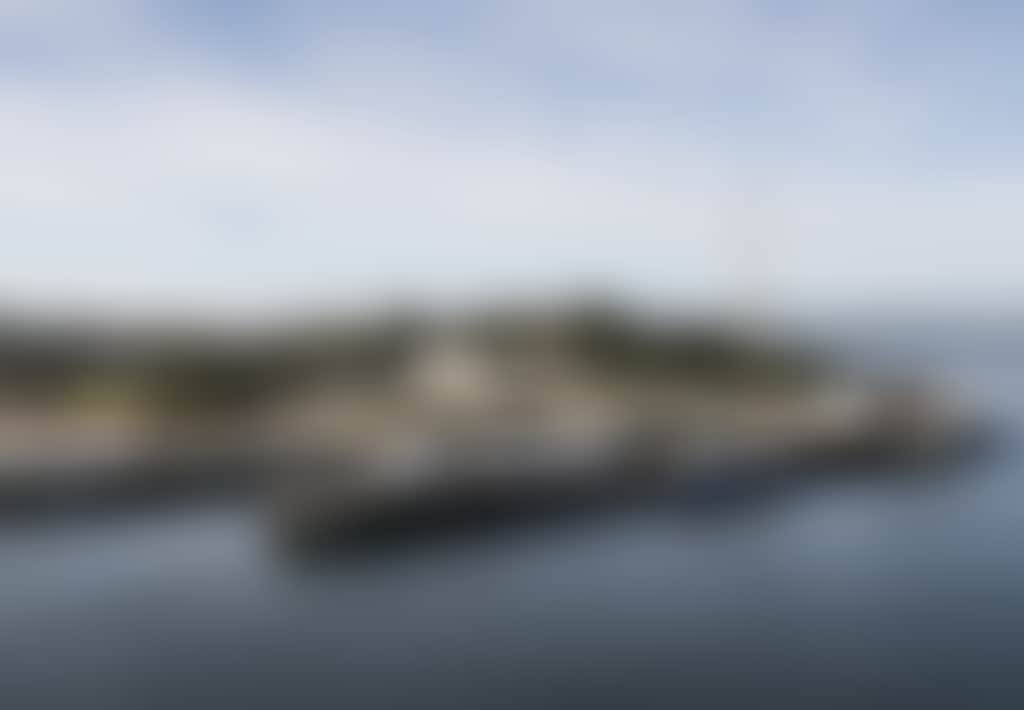 View of jetties in San Remo