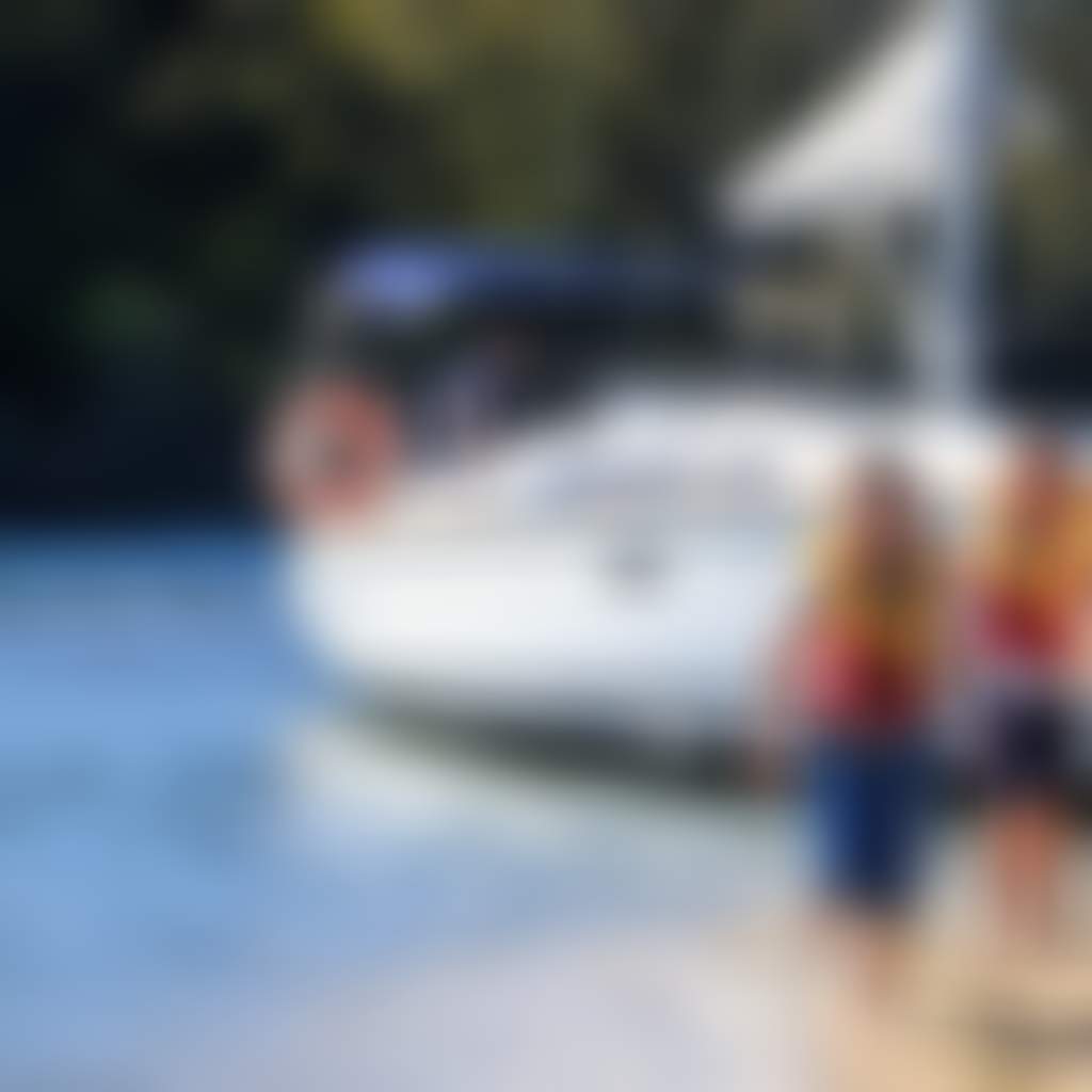 Three children next to a sailing Boat Lakes East Gippsland