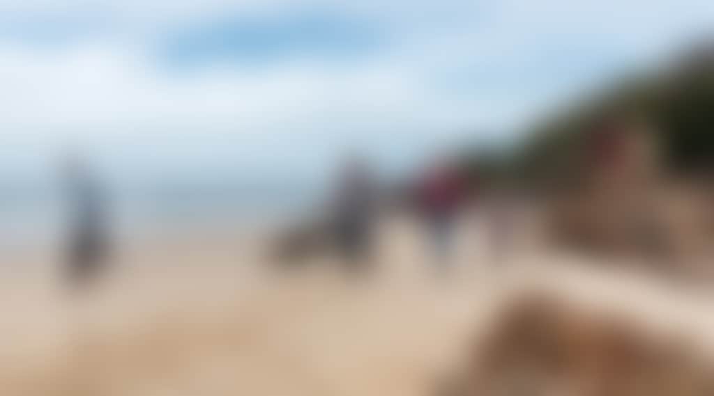 Cape Conran Family walking beach