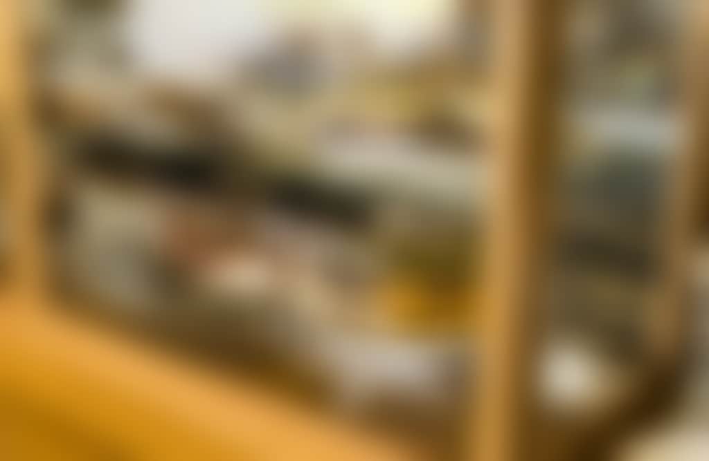 The Long Paddock Lindenow cake cabinet full of muffins scones and cake