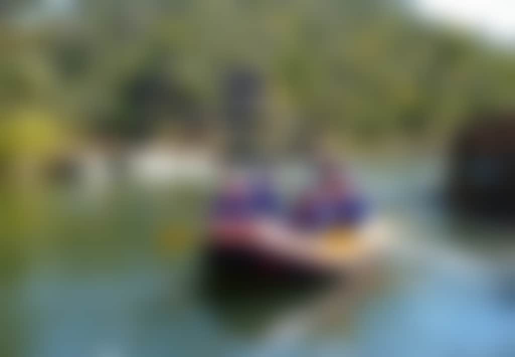 Group White Water Rafting on calm green waters on the Mitta Mitta River 1