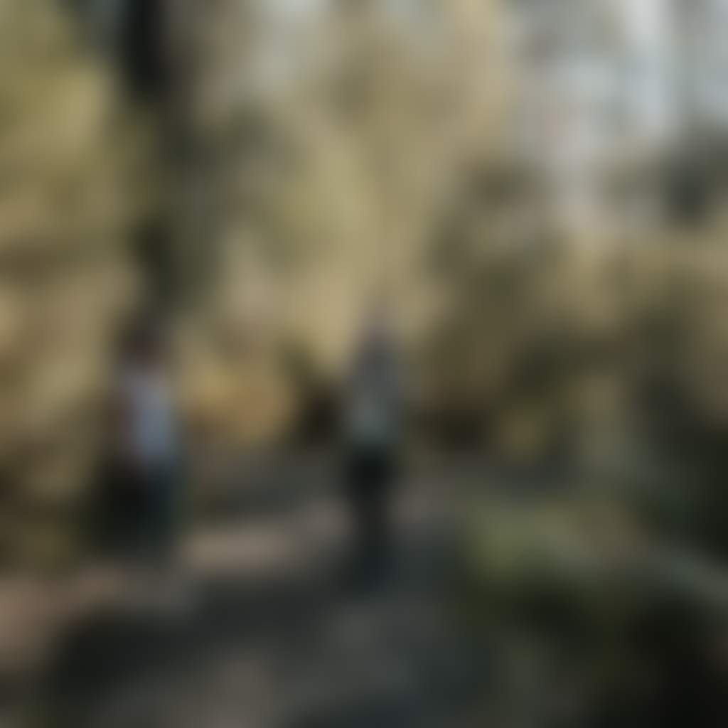 Mirboo North family walking through bush on Lyrebird Forest Walk crop