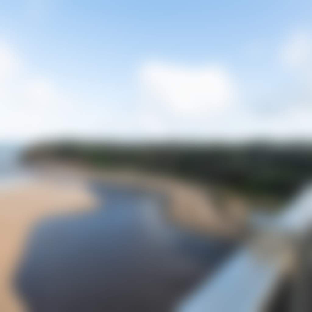 Kilcunda Bridge person standing on bridge with view of beach