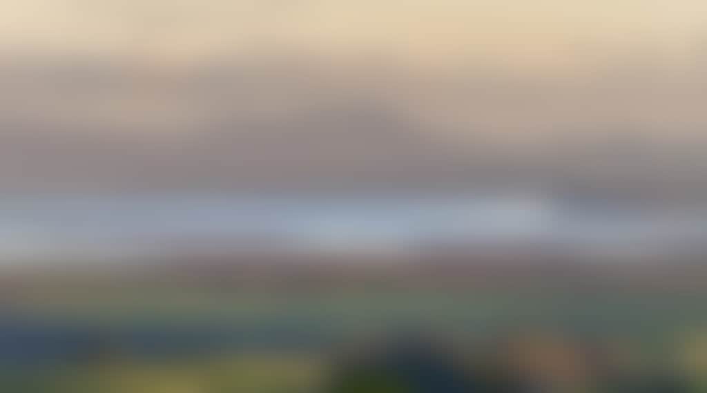 Distant views of hills and water at Corner Inlet in Wilsons Prom