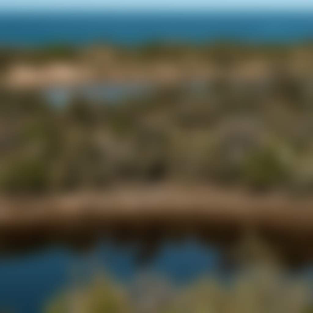 Snowy River Estuary Walk Marlo panoramic view of lakes and ocean hero