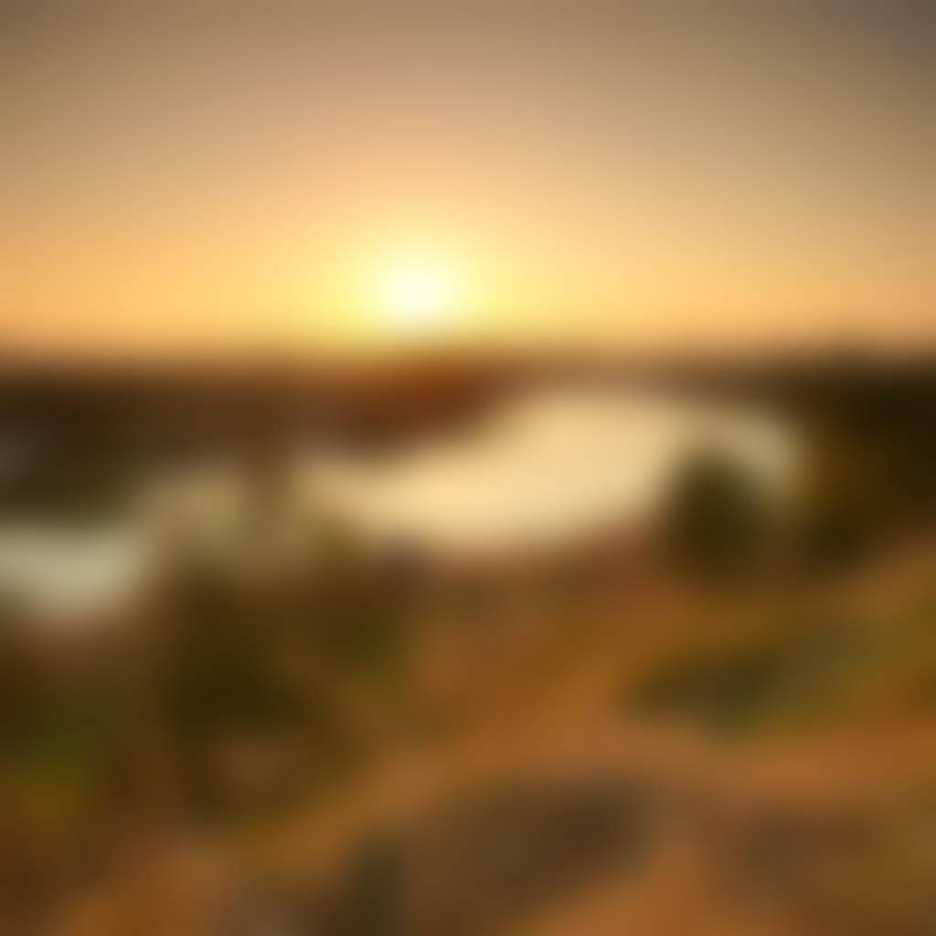 Sunset over the Avon River in Stratford