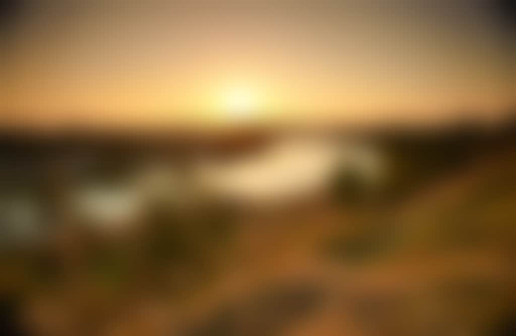 Sunset over the Avon River in Stratford