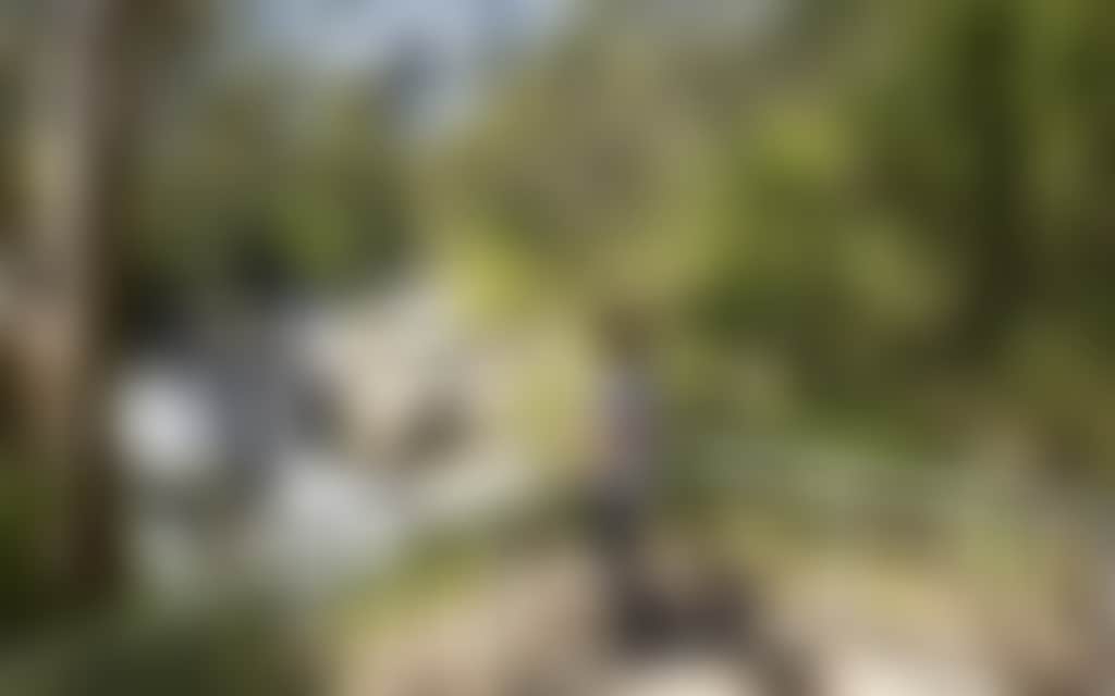 Woman on viewing platform at Agnes Falls