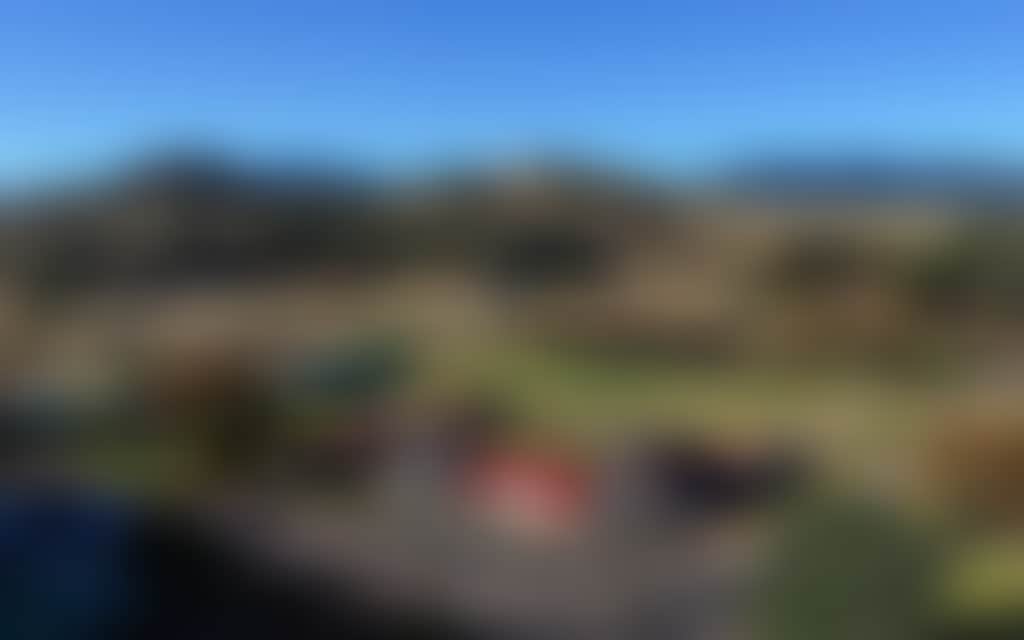 Dargo Hotel birds eye view of Dargo town with hills in distance