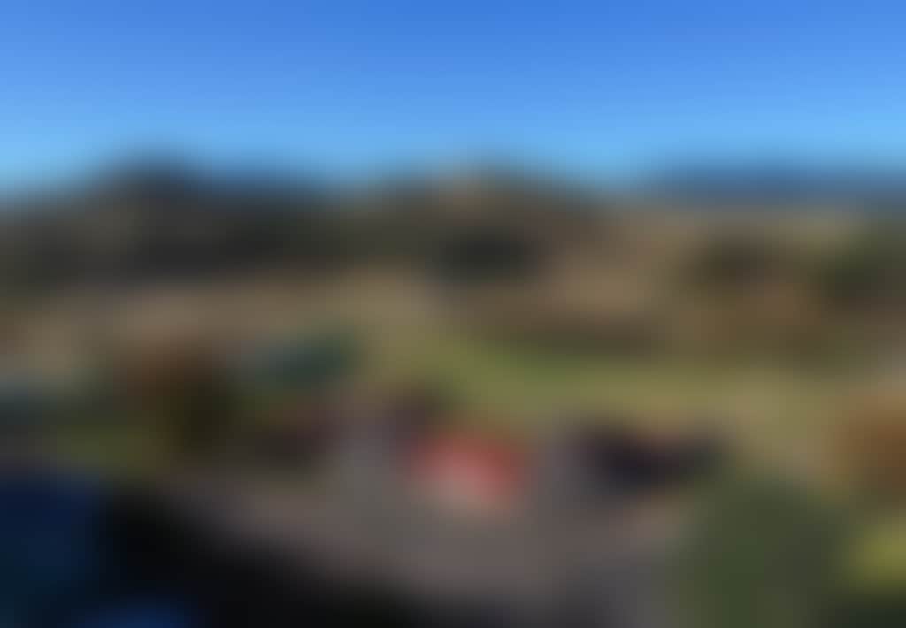 Dargo Hotel birds eye view of Dargo town with hills in distance