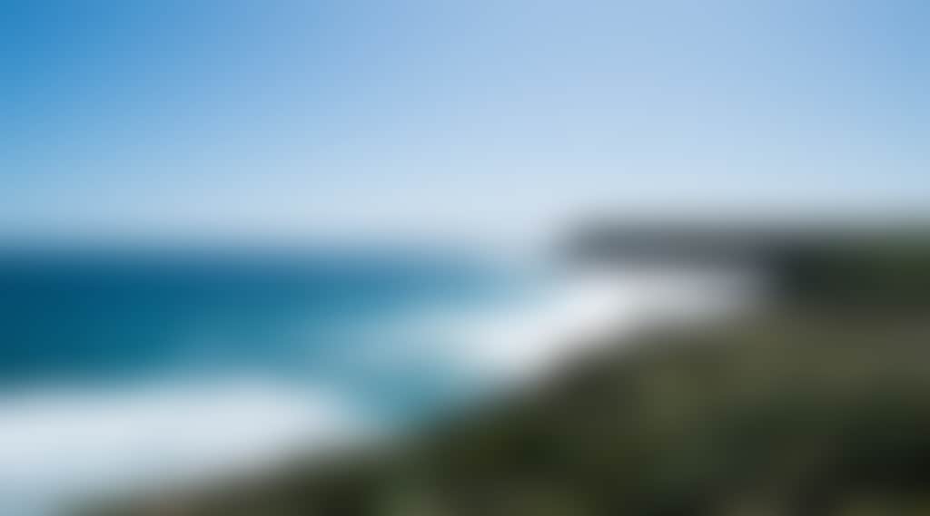 View of beach coastline in Phillip Island