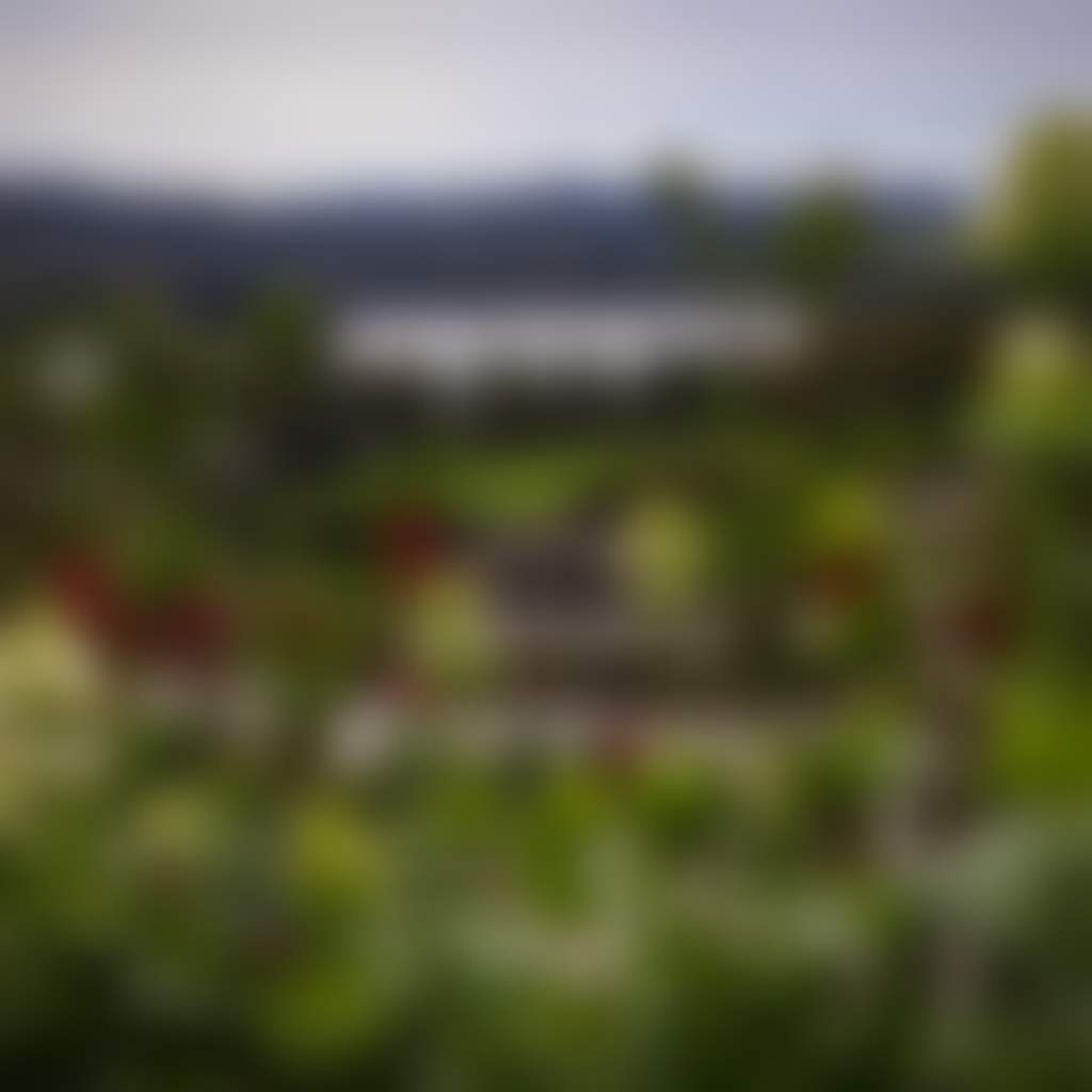 Broughton Hall Jindivick view of mountains with flowers and bench