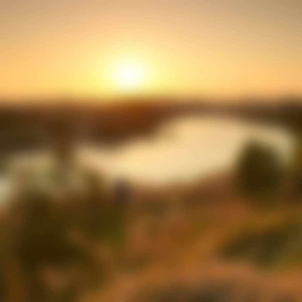 Sunset view at knob reserve walk