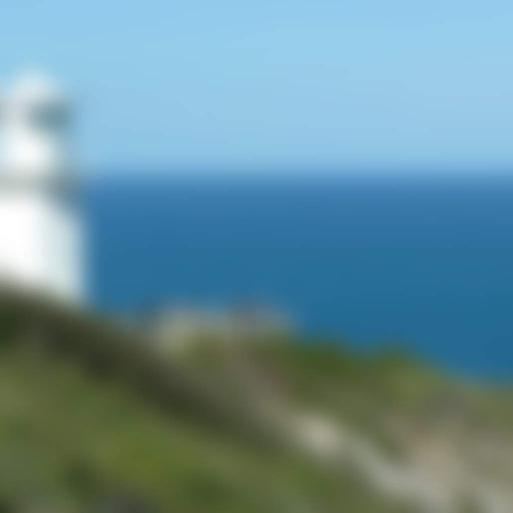 Cape Liptrap Lighthouse people on the viewing platform looking at the sea